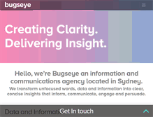 Tablet Screenshot of bugseye.com.au